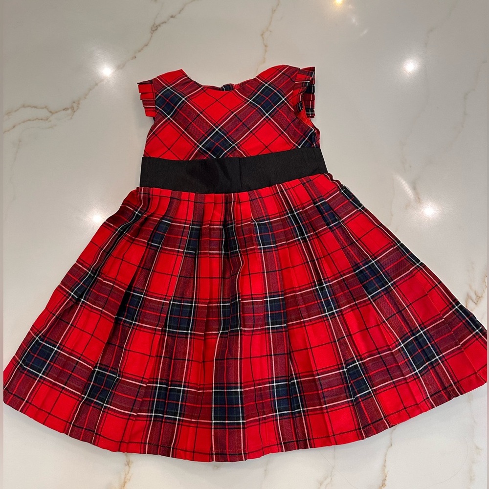 Toddler girls holiday/Christmas dress, Hope & Henry, size 18-24 months